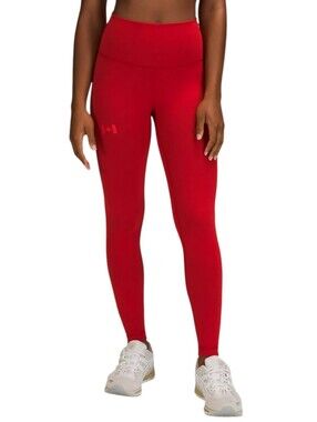 Lululemon Wunder Train Team Canada Tight Red Women's 6